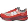 imageNew Balance Kids 990 V6 Laceup SneakerRed AlertFlare