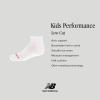 imageNew Balance Kids Performance Cushioned Low Cut Socks8 PairsBreathable Mesh Arch SupportBlack Assorted