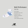 imageNew Balance Kids Performance Cushioned Low Cut Socks8 PairsBreathable Mesh Arch SupportBlack Stripe