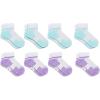 imageNew Balance Kids Performance Cushioned Low Cut Socks8 PairsBreathable Mesh Arch SupportWhite