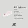 imageNew Balance Kids Performance Liner Socks8 PairsBreathable Half Cushion ampamp Arch SupportWhite RedBlue Logo