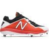 imageNew Balance Mens 4040 V4 Metal Baseball ShoeBlackOrange