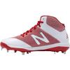 imageNew Balance Mens 4040 V4 Metal Baseball ShoeRedWhite