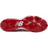 imageNew Balance Mens 4040 V4 Metal Baseball ShoeRedWhite