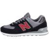 imageNew Balance Mens 574 V2 SneakerBlack Black Scarlet