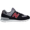 imageNew Balance Mens 574 V2 SneakerBlack Black Scarlet