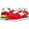 imageNew Balance Mens 574 V2 SneakerTeam RedWave