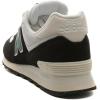 imageNew Balance Mens 574 Vulc Skate ShoeBlackWhiteMarsh Green