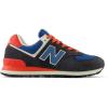 imageNew Balance Mens 574 Vulc Skate ShoePhantomBlue AgateBlast Red