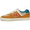imageNew Balance Mens 574 Vulc Skate ShoeWheatVintage Teal