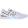 imageNew Balance Mens 574 Vulc Skate ShoeWhiteBrown