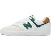 imageNew Balance Mens 574 Vulc Skate ShoeWhiteForest