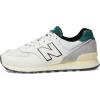 imageNew Balance Mens 574 Vulc Skate ShoeWhiteGreen