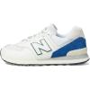imageNew Balance Mens 574 Vulc Skate ShoeWhiteRoyal Blue