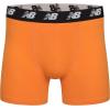 imageNew Balance Mens 5quot No Fly Cotton Performance Boxer Briefs 4PackBlackVarsity OrangeDress BluesPlum