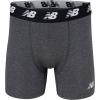 imageNew Balance Mens 5quot No Fly Cotton Performance Boxer Briefs 4PackTeam RoyalDark HeatherTeam RoyalDark Heather