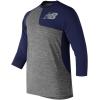 imageNew Balance Mens Baseball Assymetric Left 34 SleeveTeam Navy