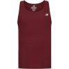 imageNew Balance Mens Cotton Performance Rib Tank Top Pack of 4WhiteLight Heather GreyBlue AgateCore Burgundy