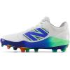 imageNew Balance Mens Fresh Foam 3000 V7 Molded Baseball ShoeWhiteElectric JadeBright Lapis