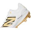imageNew Balance Mens Fresh Foam 3000 V7 Molded Baseball ShoeWhiteMetallic Gold