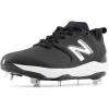 imageNew Balance Mens Fresh Foam X 3000 V6 Metal Baseball ShoeBlackwhite