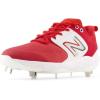 imageNew Balance Mens Fresh Foam X 3000 V6 Metal Baseball ShoeRedWhite