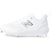 imageNew Balance Mens Fresh Foam X 3000 V6 Metal Baseball ShoeWhite