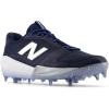 imageNew Balance Mens FuelCell Comp V4 Baseball ShoeNavyWhite
