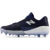 imageNew Balance Mens FuelCell Comp V4 Baseball ShoeNavyWhite