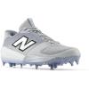 imageNew Balance Mens FuelCell Comp V4 Baseball ShoeTeam Away GreyWhite