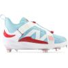 imageNew Balance Mens FuelCell Lindor V2 Metal Baseball ShoeSuper TealTeam RedOptic White