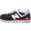 imageNew Balance Mens ML574 Rugby Collection Running shoeBlack Krw Black Red 8