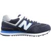 imageNew Balance Mens ML574 Rugby Collection Running shoeBlue Nyw Navy White 10