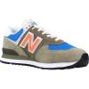 imageNew Balance Mens ML574 Rugby Collection Running shoeBlue Olivine