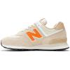 imageNew Balance Mens ML574 Rugby Collection Running shoeBoneOrange
