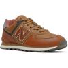 imageNew Balance Mens ML574 Rugby Collection Running shoeBrown