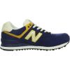 imageNew Balance Mens ML574 Rugby Collection Running shoeNavyYellow