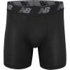 imageNew Balance Mens Mesh 5quot NoFLY Boxer Brief 4PackBlackDynomiteSteelOrca
