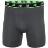 imageNew Balance Mens Mesh 5quot NoFLY Boxer Brief 4PackBlackVivid GreenLeadBlack