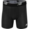 imageNew Balance Mens Mesh 5quot NoFLY Boxer Brief 4PackBlackstSteelPigmentrgBlackrg