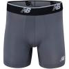 imageNew Balance Mens Mesh 5quot NoFLY Boxer Brief 4PackLeadPigmentBlack