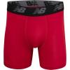 imageNew Balance Mens Mesh 5quot NoFLY Boxer Brief 4PackPigmentTeam RedLeadBlack