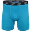 imageNew Balance Mens Mesh 5quot NoFLY Boxer Brief 4PackThunderMaldives BlueTeam RoyalPigment