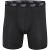 imageNew Balance Mens Mesh 5quot NoFLY Boxer Brief 4PackThunderThunderBlackBlack