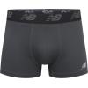 imageNew Balance Mens No Fly Trunks Underwear Jacquard Waistband Breathable Lightweight Moisture Wicking 3 PackBlackTeam RedThunder