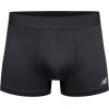 imageNew Balance Mens No Fly Trunks Underwear Jacquard Waistband Breathable Lightweight Moisture Wicking 3 PackBlackTeam RedThunder