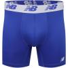 imageNew Balance Mens No Fly Trunks Underwear Jacquard Waistband Breathable Lightweight Moisture Wicking 3 PackBlackTeam RoyalConcrete