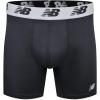 imageNew Balance Mens No Fly Trunks Underwear Jacquard Waistband Breathable Lightweight Moisture Wicking 3 PackBlackTeam RoyalConcrete