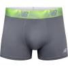 imageNew Balance Mens No Fly Trunks Underwear Jacquard Waistband Breathable Lightweight Moisture Wicking 3 PackHiliteSteelPigment
