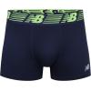 imageNew Balance Mens No Fly Trunks Underwear Jacquard Waistband Breathable Lightweight Moisture Wicking 3 PackHiliteSteelPigment